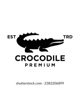 Crocodile icon design illustration template