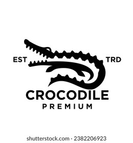 Crocodile icon design illustration template