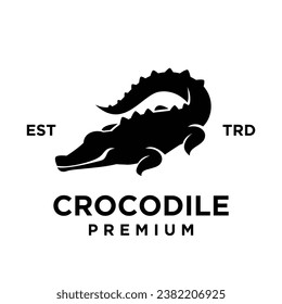 Crocodile icon design illustration template