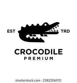 Crocodile icon design illustration template