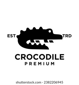 Crocodile icon design illustration template