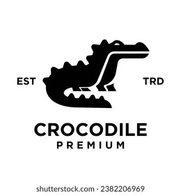 Crocodile icon design illustration template