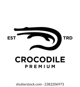 Crocodile icon design illustration template