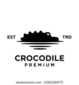 Crocodile icon design illustration template