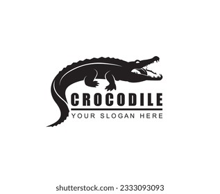 crocodile icon isolated on white background