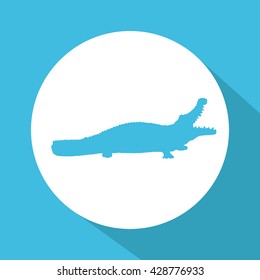 crocodile icon. crocodile sign