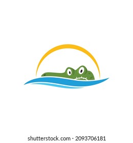 crocodile icon  vector illustration design template web