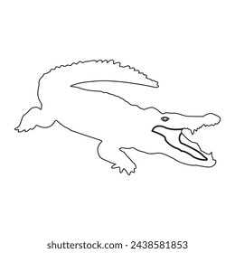 Crocodile icon vector illustration design