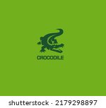 Crocodile logo. Beautiful design and colors. The logo is perfect for any company.