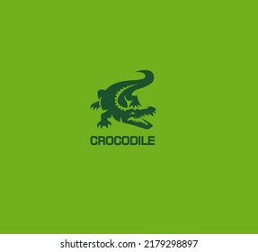 Crocodile logo. Beautiful design and colors. The logo is perfect for any company.