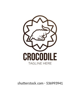 Crocodile logo design