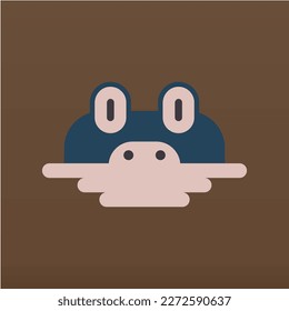 Crocodile logo design concept. Wild animal logo design stock vector