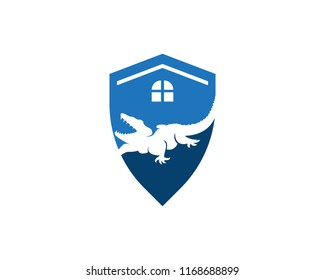 Crocodile logo design vector illustration