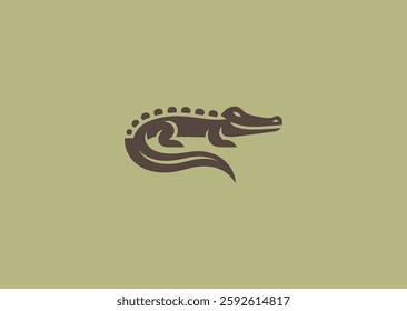 Crocodile Logo – A fierce crocodile design, symbolizing power, resilience, and primal instinct.