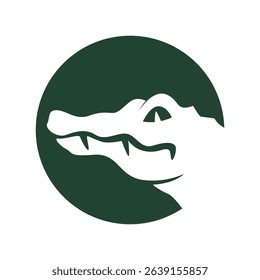 Crocodile logo icon design illustration