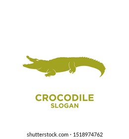 crocodile logo icon design vector illustration