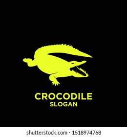 crocodile logo icon design vector illustration