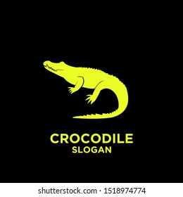 crocodile logo icon design vector illustration