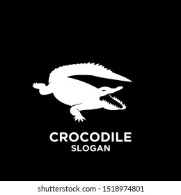 crocodile logo icon design vector illustration