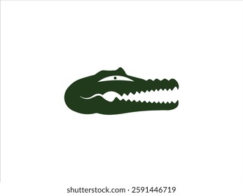the crocodile logo Image vector desigen 