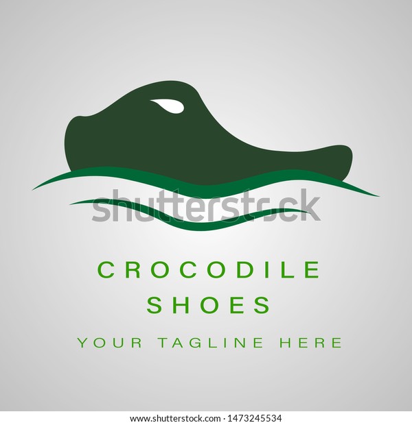 crocodile logo shoes
