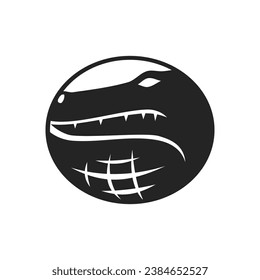 crocodile logo template Isolated. Brand Identity. Icon Abstract Vector graphic