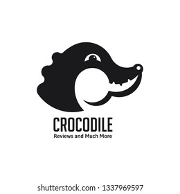 crocodile logo vector