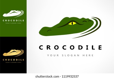 Crocodile Logo Vector. Alligator Illustration.