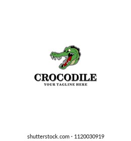 crocodile logo vector, eps 10