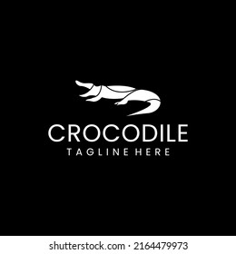 Crocodile logo vector icon design template