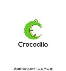 Crocodile logo vector, illustration of crocodile icon