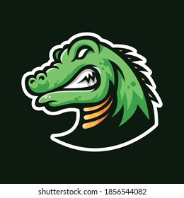 Crocodile mascot, for esport logo, sticker, t-shirt and more.