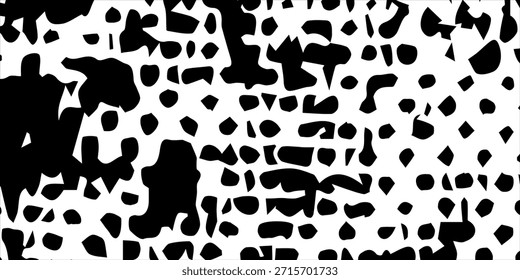 Crocodile Pattern Black and White Color Background