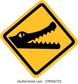 Crocodile Sign