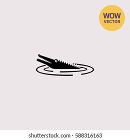 Crocodile Simple Icon
