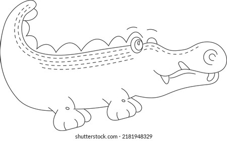 Crocodile Sketch Vector Images And Art