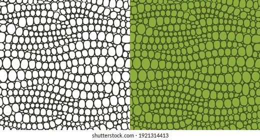 Crocodile skin pattern. Abstract crocodile skin pattern on white background