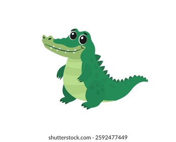The crocodile is sleeping in the zoo.