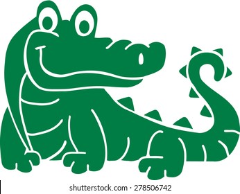 Crocodile Smiling