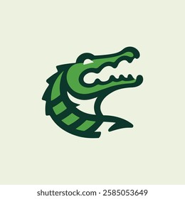 Crocodile symbol logo go to market