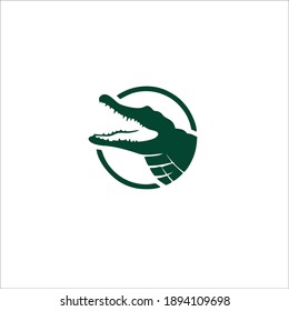 Crocodile Symbol Logo. Vector Illustration.