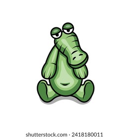 crocodile toy cute crocodile childish drawing