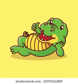 crocodile, crocodile vector, cartoon crocodile, baby crocodile cartoon