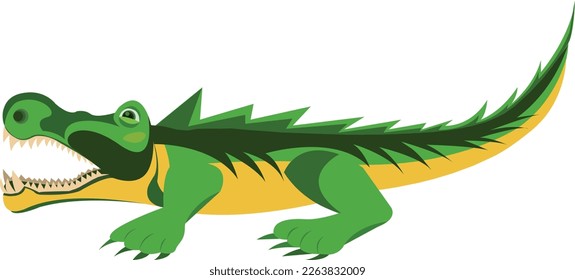 crocodile vector character design, illustration 
