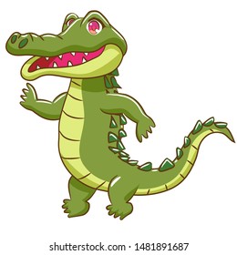 crocodile vector graphic clipart design