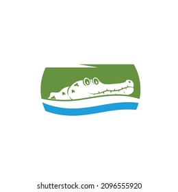 crocodile vector icon illustration design template web
