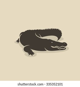 Crocodile - Vector Illustration