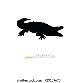 Crocodile.Alligator icon.vector illustration