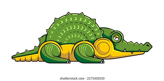 crocodiles mascot character. Alligator Mascot for esport logo.