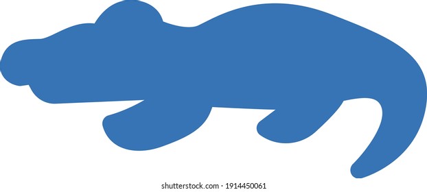 crocodilevector vector glyph color icon